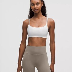 Lululemon Wunder Train Strappy Racer Bra White